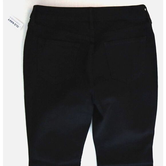 Old Navy 487326-00-1 Women's Sz 8 Black High-Rise Flared Denim Jeans - Picture 8 of 10